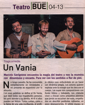 Critica en Planeando sobre BUE